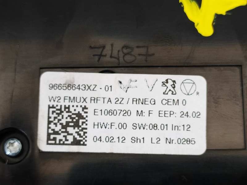 Recambio de mando climatizador para peugeot 508 2.0 16v hdi fap referencia OEM IAM 96656643XZ  