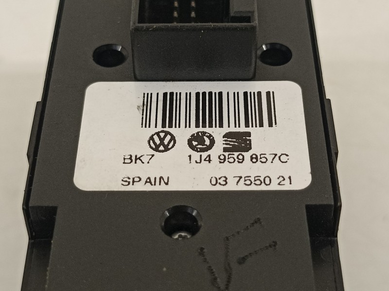 Recambio de mando elevalunas delantero izquierdo para skoda superb (3u4) collection referencia OEM IAM 1J4959057C  