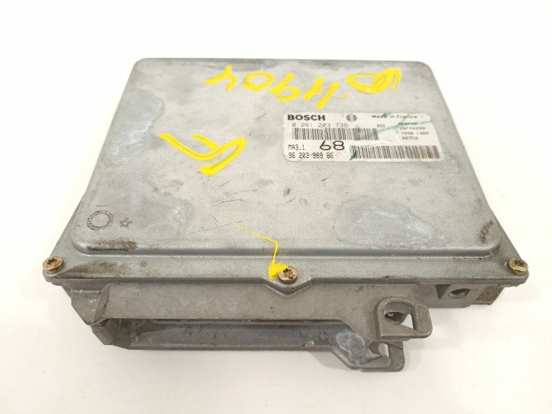 Recambio de centralita motor uce para citroën saxo 1.1 x referencia OEM IAM 9620398980  