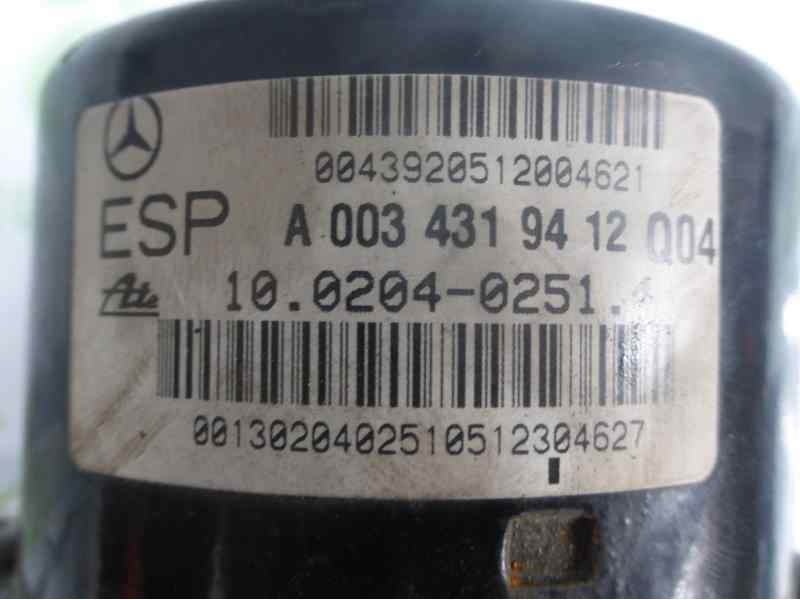 Recambio de abs para mercedes-benz clase c (w203) berlina 180 (203.035) referencia OEM IAM A0034319412   Recambio de abs para mercedes-benz clase c (w203) berlina 180 (203.035) referencia OEM IAM A0034319412