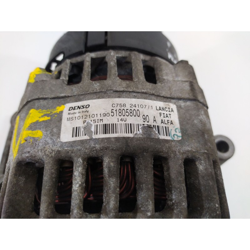 Recambio de alternador para lancia musa (184) 1.3 16v multijet oro (66kw) referencia OEM IAM 51805800   Recambio de alternador para lancia musa (184) 1.3 16v multijet oro (66kw) referencia OEM IAM 51805800