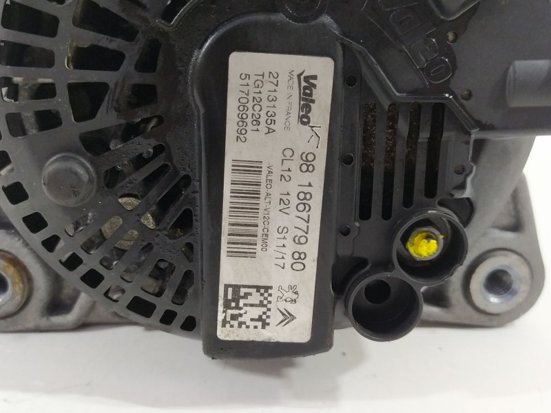 Recambio de alternador para citroën c3 live referencia OEM IAM 9818677980  
