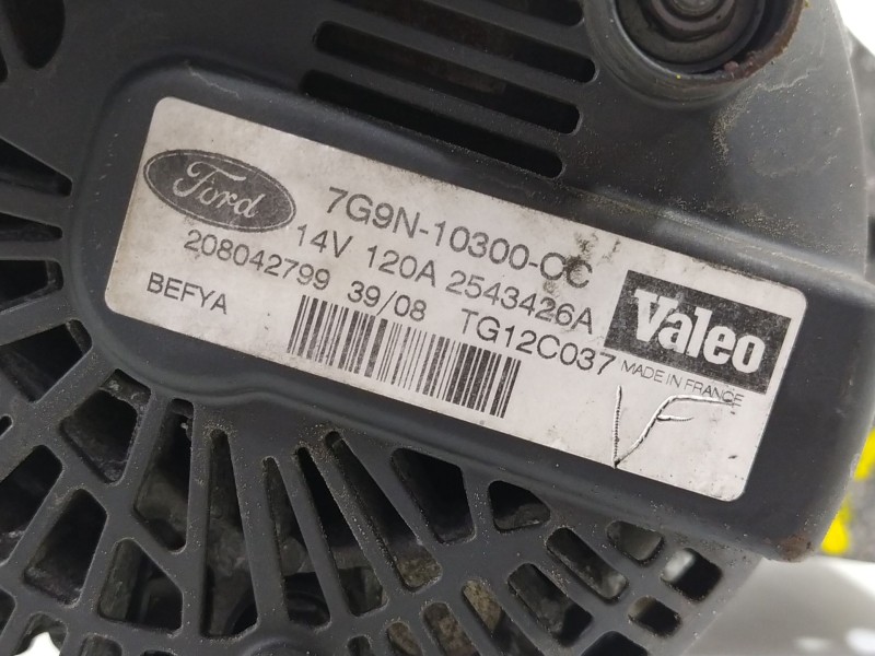 Recambio de alternador para ford fiesta (cb1) ambiente referencia OEM IAM 7G9N10300CC  