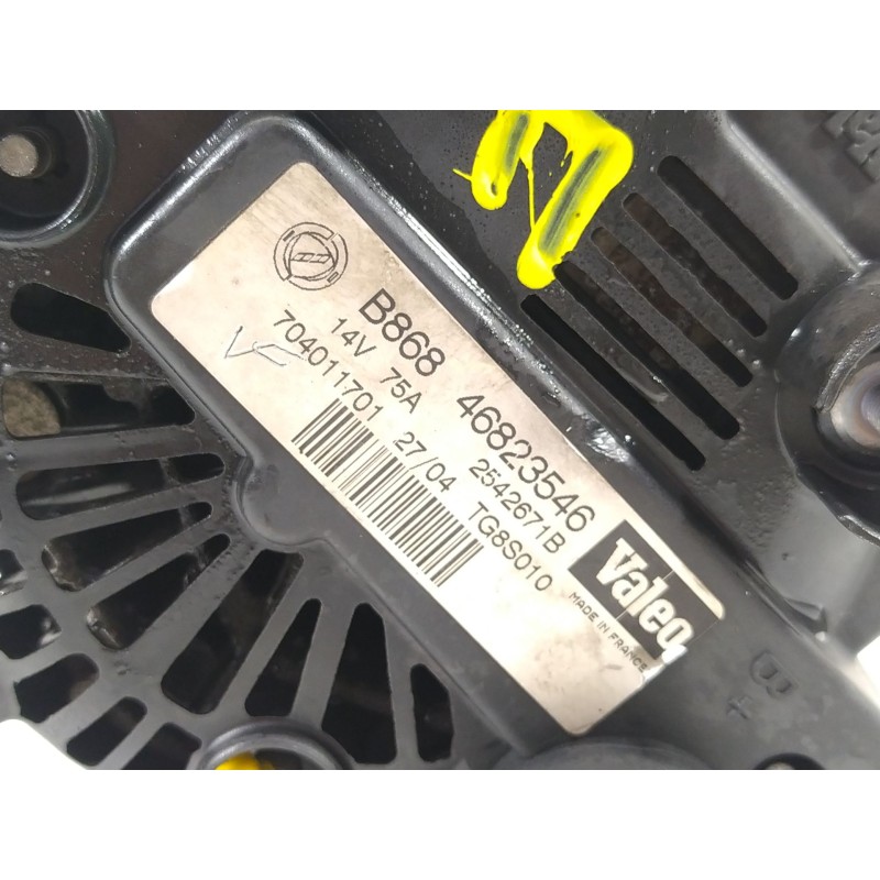 Recambio de alternador para fiat panda (169) 1.3 16v jtd emotion referencia OEM IAM 46823546 2542671B 704011701