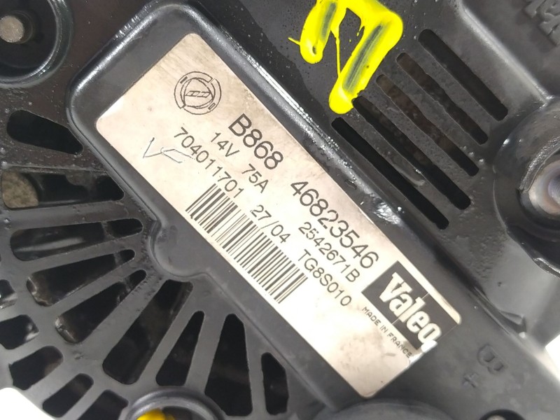 Recambio de alternador para fiat panda (169) 1.3 16v jtd emotion referencia OEM IAM 46823546 2542671B 704011701