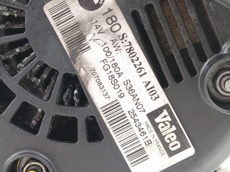 Recambio de alternador para bmw serie 3 berlina (e90) 320d referencia OEM IAM 12317802619  7802261