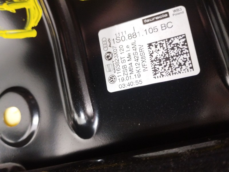 Recambio de juego asientos completo para volkswagen up gti referencia OEM IAM 1S0881106 1S0885319 1S0881105