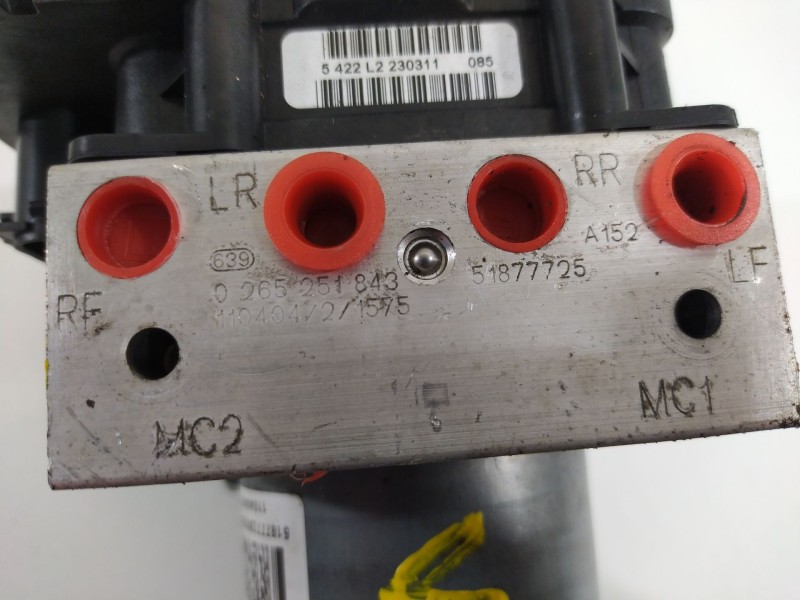 Recambio de abs para fiat bravo (198) 1.4 16v active referencia OEM IAM 0265231928  51877725