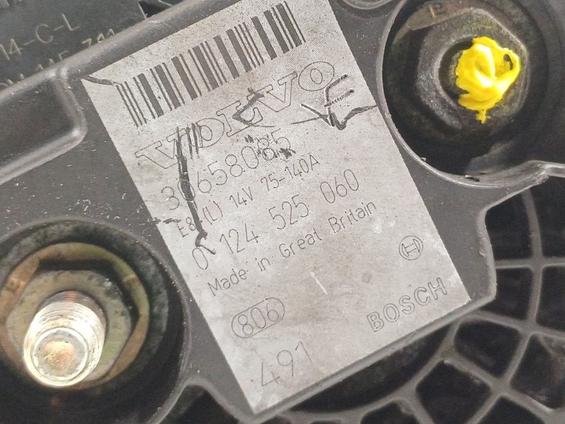 Recambio de alternador para volvo s60 berlina 2.4 d referencia OEM IAM 30658085  0124525060