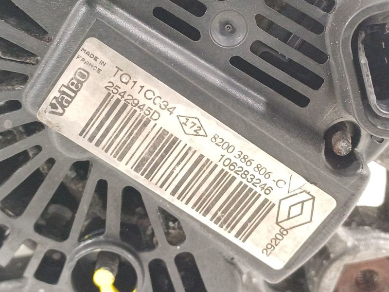 Recambio de alternador para nissan micra (k12e) acenta referencia OEM IAM 8200386806C  