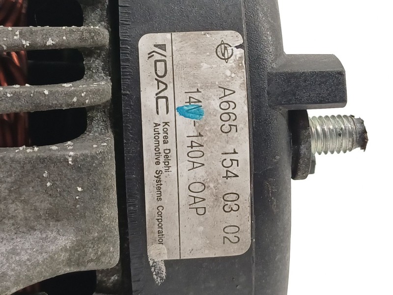Recambio de alternador para ssangyong rodius xdi referencia OEM IAM A6651540302  