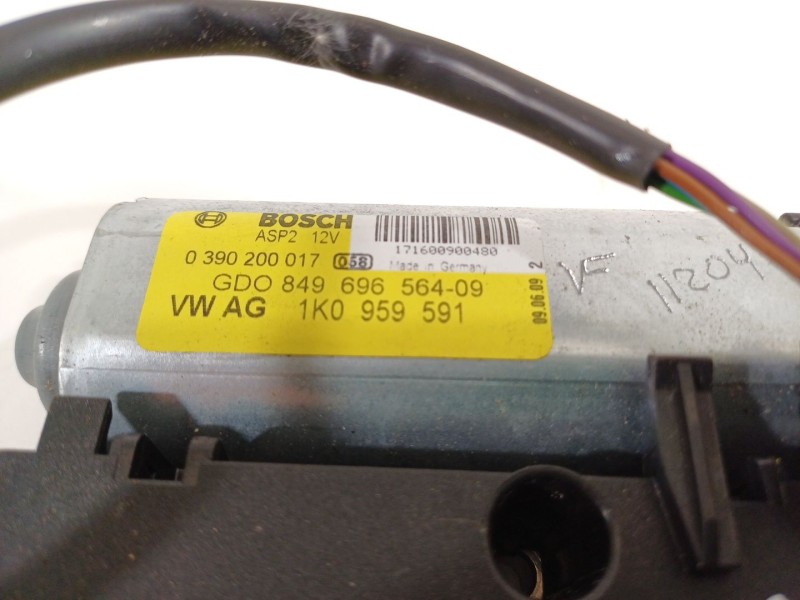 Recambio de motor techo electrico para volkswagen golf vi (5k1) advance referencia OEM IAM 1K0959591  