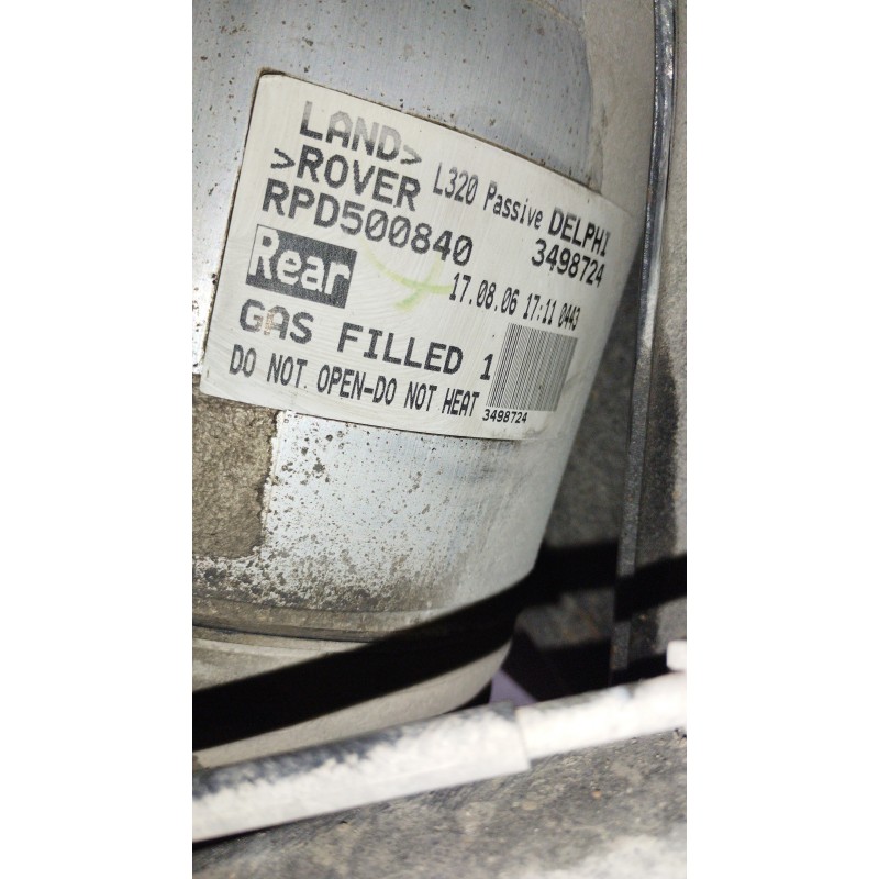 Recambio de amortiguador trasero derecho para land rover range rover sport v6 td hse referencia OEM IAM RPD500840 3498724 
