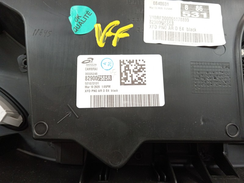 Recambio de guarnecido puerta trasera derecha para renault talisman business referencia OEM IAM 829007585R  