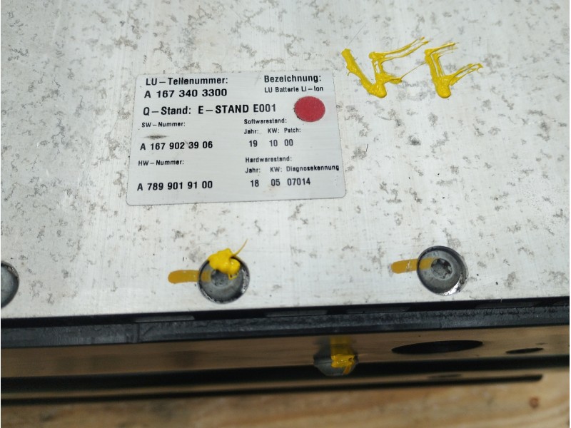 Recambio de bateria para mercedes-benz clase gle (bm 167)(09.2018) gle 350 de 4matic (167.117) referencia OEM IAM A1673403300  