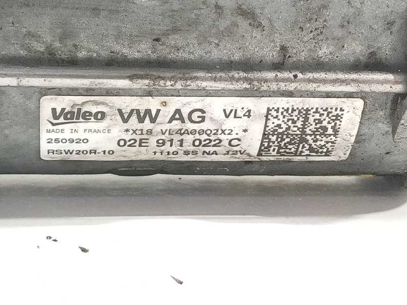 Recambio de motor arranque para audi a3 sportback (8y) gy referencia OEM IAM 02E911022C  