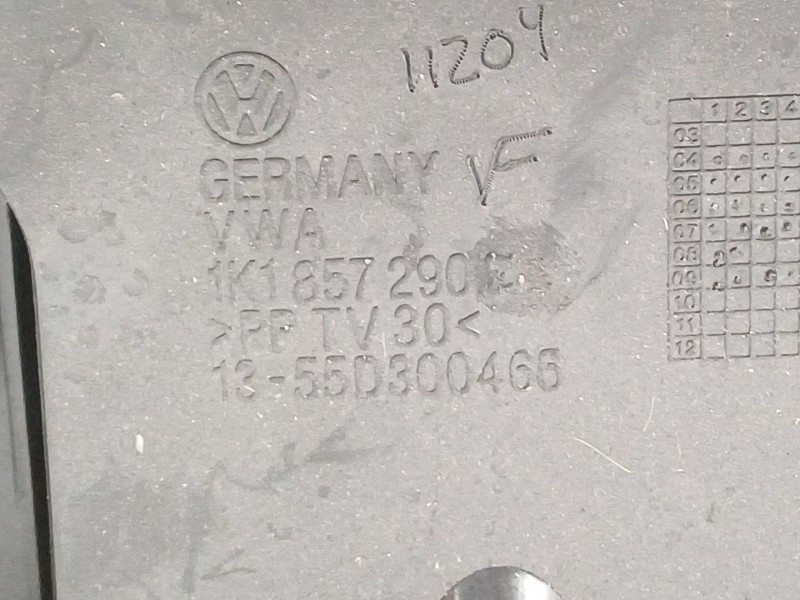 Recambio de guantera para volkswagen golf vi (5k1) advance referencia OEM IAM 1K1857290E  