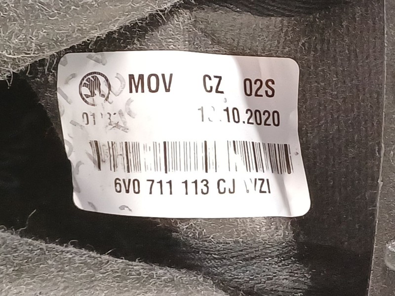 Recambio de pomo palanca cambio para skoda fabia active referencia OEM IAM 6V0711113CJ  