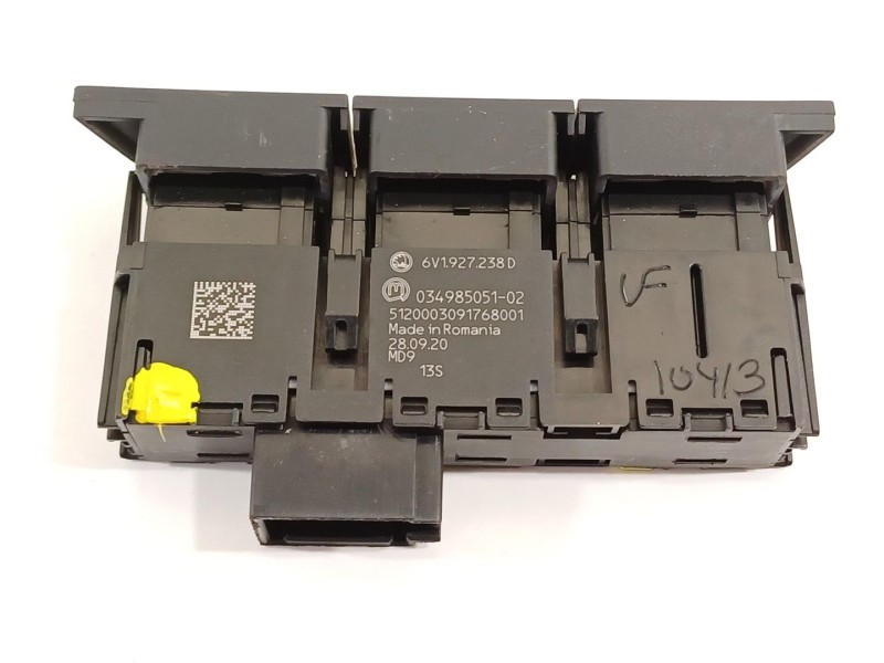 Recambio de mando multifuncion para skoda fabia active referencia OEM IAM 6V1927238D  