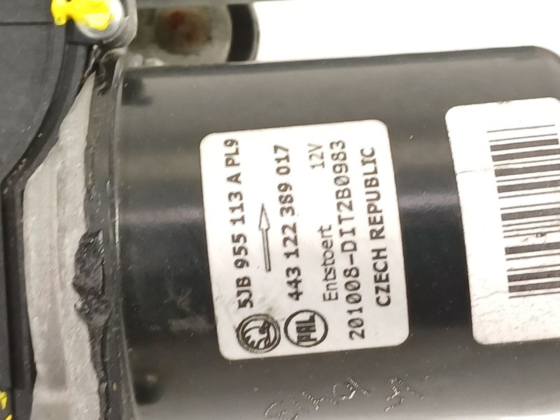 Recambio de motor limpia delantero para skoda fabia active referencia OEM IAM 5JB955113A  