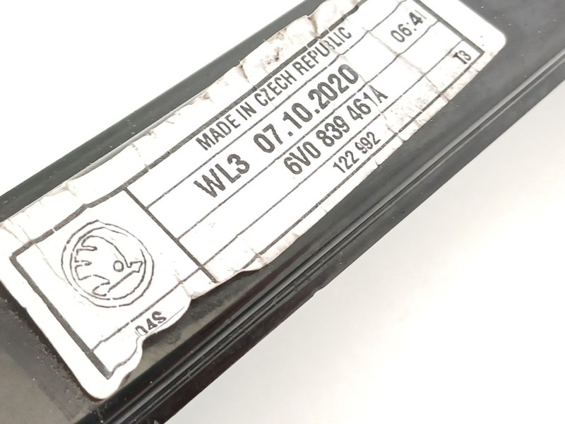 Recambio de elevalunas trasero izquierdo para skoda fabia active referencia OEM IAM 6V0839461A  5Q0959408E