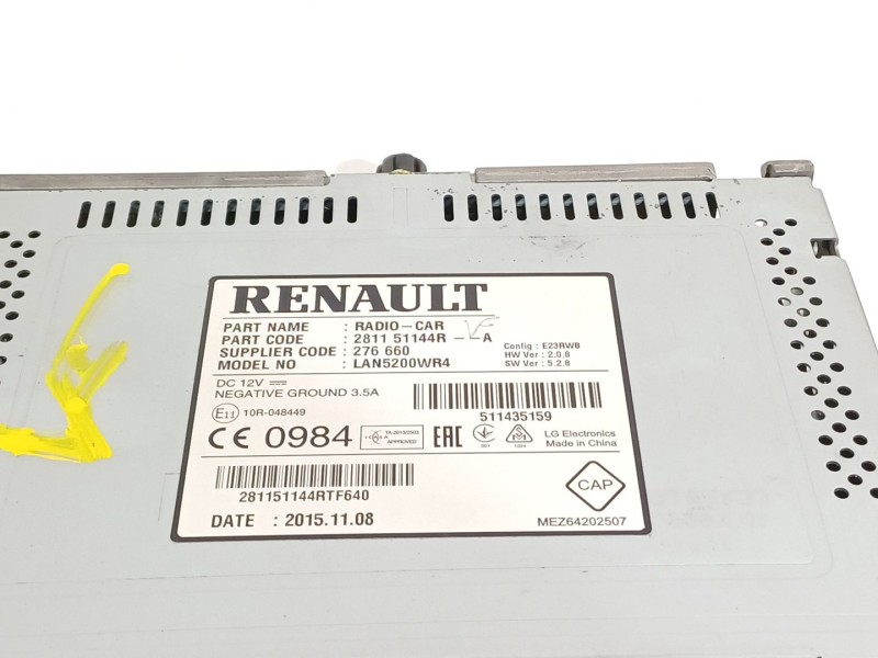 Recambio de sistema navegacion gps para opel vivaro b kasten/combi combi l1 2.7t referencia OEM IAM 281151144R  