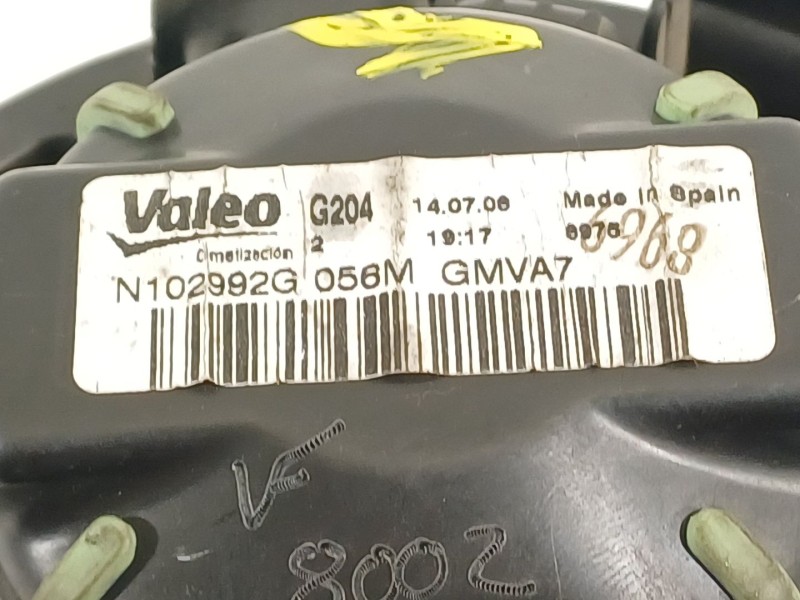 Recambio de ventilador calefaccion para peugeot 207 confort referencia OEM IAM 6441V5  N102992G056M