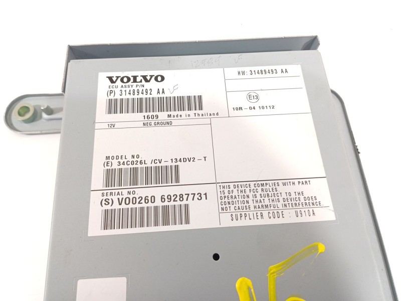 Recambio de modulo electronico para volvo xc60 inscription 2wd referencia OEM IAM 31489492AA  31489493AA Recambio de modulo electronico para volvo xc60 inscription 2wd referencia OEM IAM 31489492AA  31489493AA