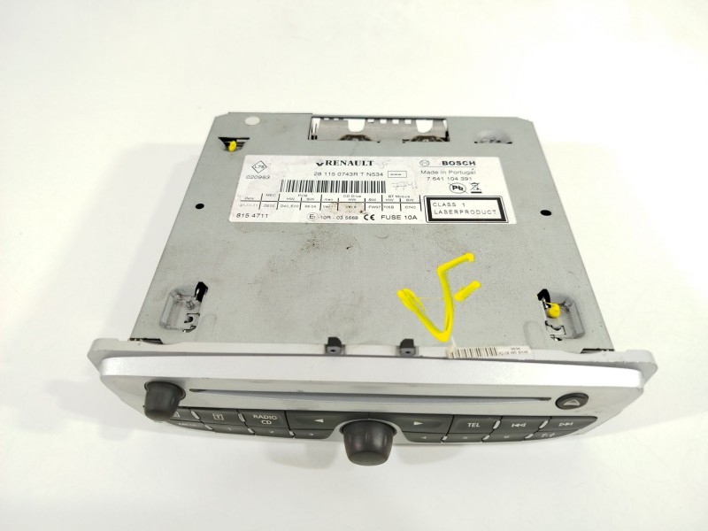 Recambio de sistema audio / radio cd para renault megane iii berlina 5 p dynamique referencia OEM IAM 281150743R  