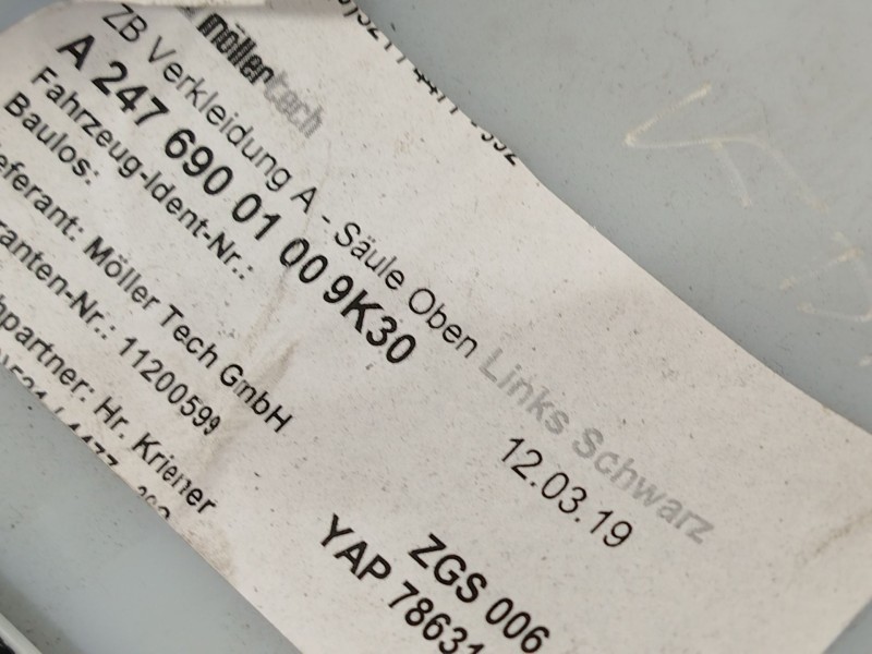 Recambio de moldura para mercedes-benz clase b (w247) 247 referencia OEM IAM A2476921900004  A2476921700