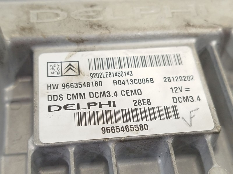 Recambio de centralita motor uce para peugeot 407 sport referencia OEM IAM 9665465580 28129202 9663548180