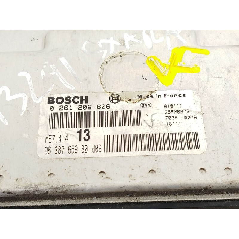 Recambio de centralita motor uce para citroën xsara (n1) 1.6 16v referencia OEM IAM 9638765980  0261206606