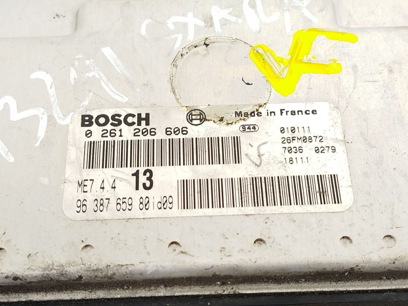 Recambio de centralita motor uce para citroën xsara (n1) 1.6 16v referencia OEM IAM 9638765980  0261206606
