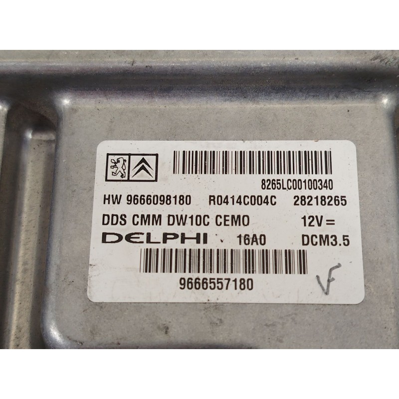 Recambio de centralita motor uce para peugeot 407 (6d_) 2.0 hdi (6drhha) referencia OEM IAM 9666557180  9666098180