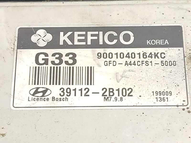 Recambio de centralita motor uce para hyundai i30 (fd) 1.4 referencia OEM IAM 391122B102 GFDA44CFS15000 9001040164KC