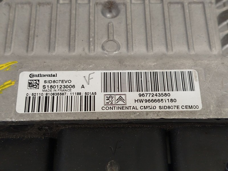 Recambio de centralita motor uce para peugeot 5008 premium referencia OEM IAM 9677243580 S180123006 9666681180