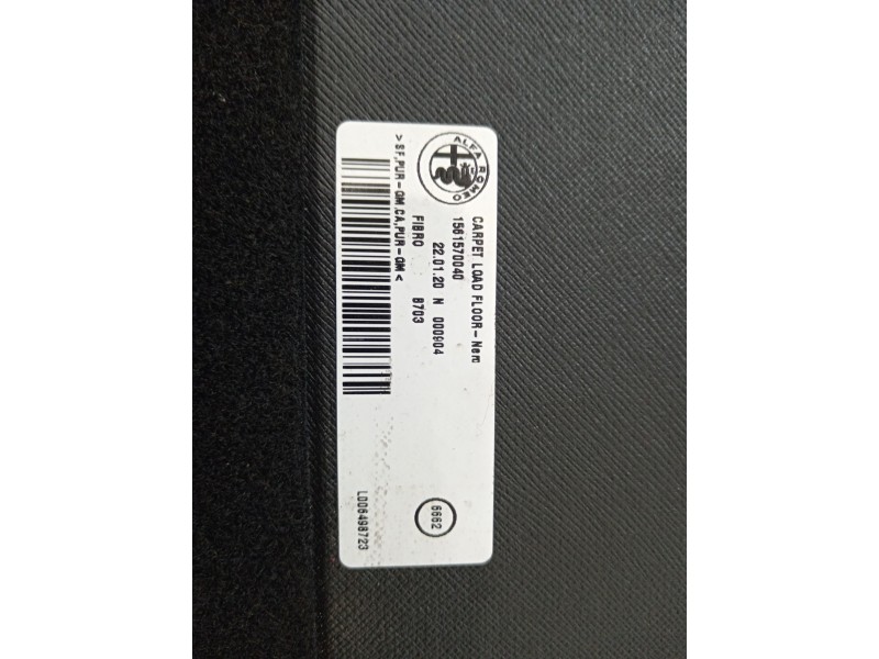 Recambio de bandeja trasera para alfa romeo stelvio (630) quadrifoglio 4wd referencia OEM IAM 1561570040  