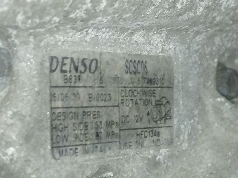 Recambio de compresor aire acondicionado para lancia ypsilon (101) 1.3 16v multijet argento referencia OEM IAM   