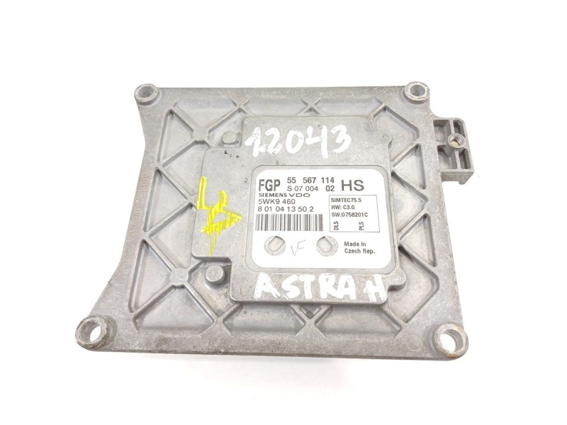 Recambio de centralita motor uce para opel astra h ber. cosmo referencia OEM IAM 55567114 8010413502 5WK9460