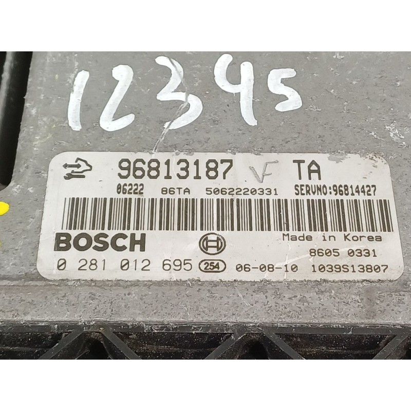 Recambio de centralita motor uce para chevrolet captiva 2.0 vcdi lt referencia OEM IAM 96813187 96814427 0281012695