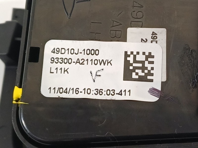 Recambio de mando multifuncion para kia ceed (cd) 1.0 t-gdi referencia OEM IAM 49D10J1000  93300A2110WK