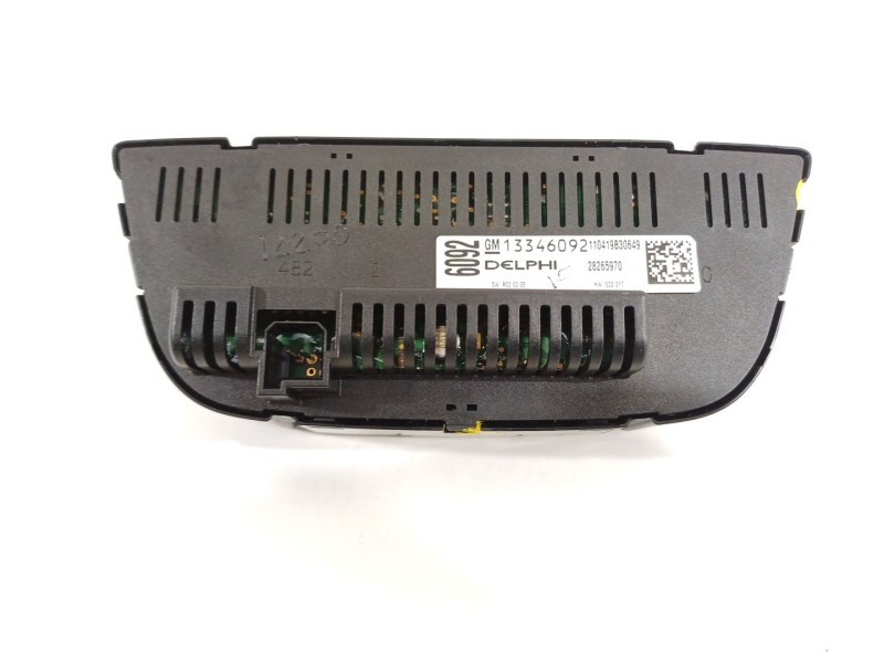 Recambio de mando climatizador para opel astra j lim. enjoy referencia OEM IAM 13346092  