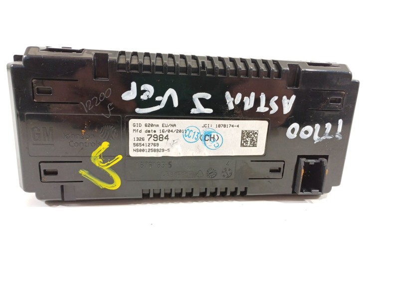Recambio de pantalla multifuncion para opel astra j lim. enjoy referencia OEM IAM 13267984  