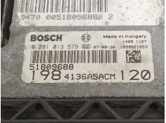 Recambio de centralita motor uce para fiat bravo ii (198_) 1.9 d multijet (198axb1a) referencia OEM IAM 51829688  0281013579 2