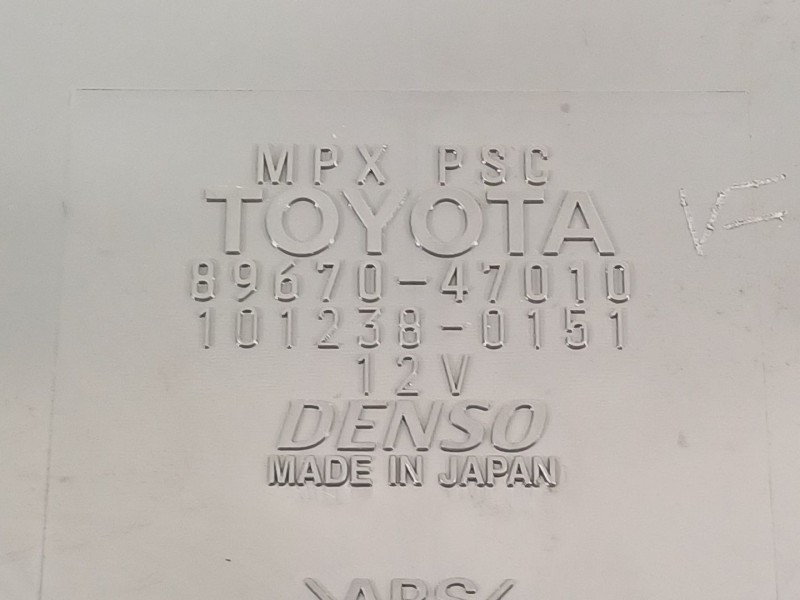 Recambio de modulo electronico para toyota prius (nhw20) basis referencia OEM IAM 8967047010  