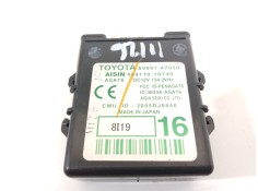 Recambio de modulo electronico para toyota prius (nhw20) basis referencia OEM IAM 8999147030   2