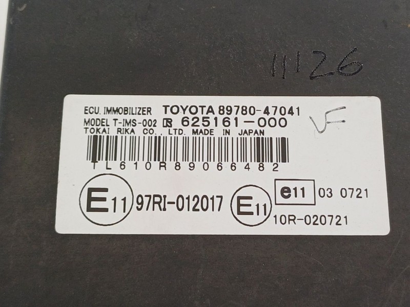 Recambio de modulo electronico para toyota prius (nhw20) basis referencia OEM IAM 8978047041  