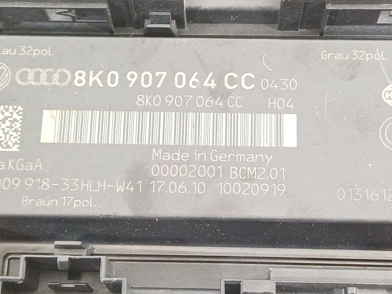 Recambio de modulo confort para audi a5 coupe (8t) 2.0 tdi referencia OEM IAM 8K0907064CC  5DK009918