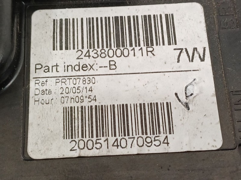 Recambio de modulo electronico para renault megane iii sport tourer dynamique referencia OEM IAM 243800011R  