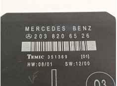 Recambio de modulo confort para mercedes-benz clase c (w203) berlina 220 cdi (203.006) referencia OEM IAM 2038206526   2